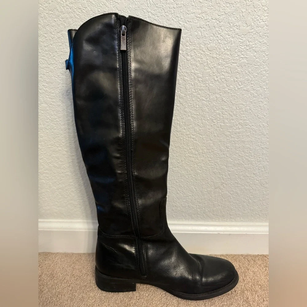 Vince Camuto Black Over-the-Knee Riding Boots